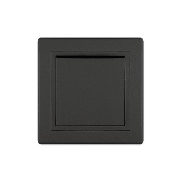 Sklopka jednopolna 10A 250V crna soft