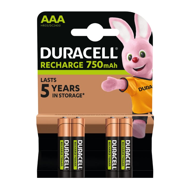 Duracell punjive baterije AAA 750 mAh