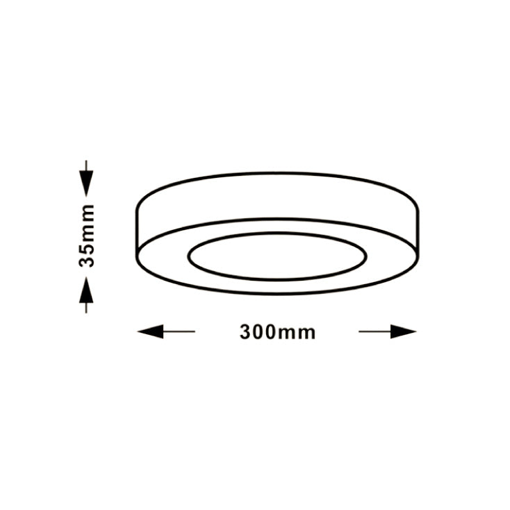 LED plafonjera 24W, promenljiva boja svetla