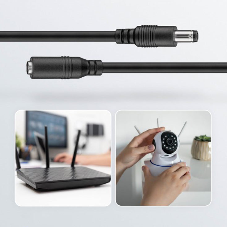 Kabel produžni DC-DC 5.5x2.1mm 1.5m