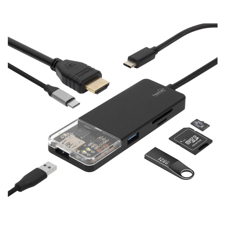 USB HUB 6u1
