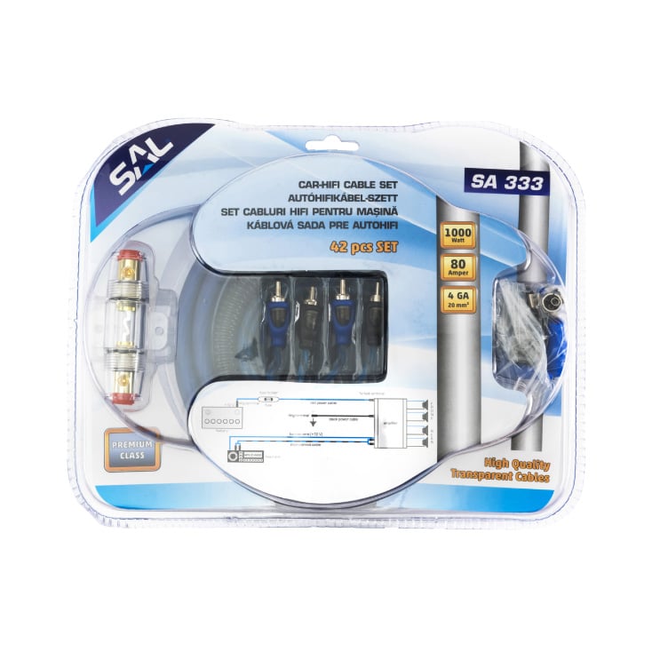 Set za povezivanje auto pojačala 1000W