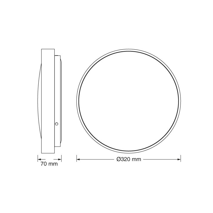 OSRAM LUXO zlatna LED plafonjera 18W 6500K IP20
