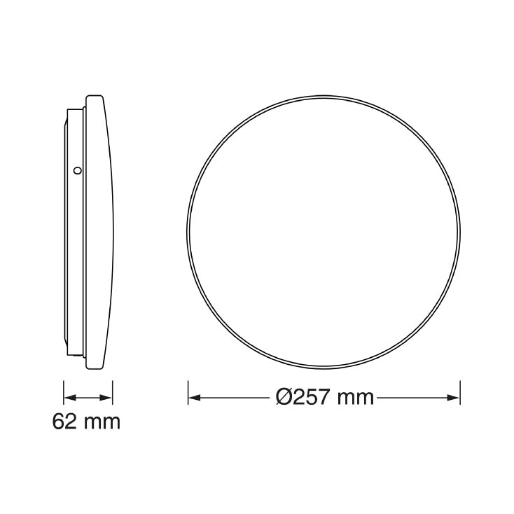 OSRAM LED plafonjera sa senzorom 12W 4000K IP44