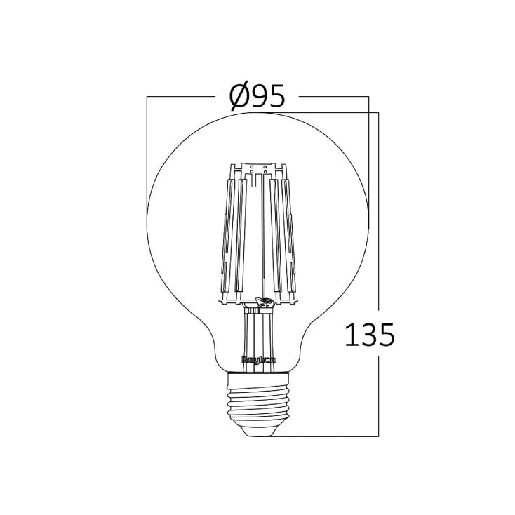LED filament sijalica 2200K 6W BRAYTRON