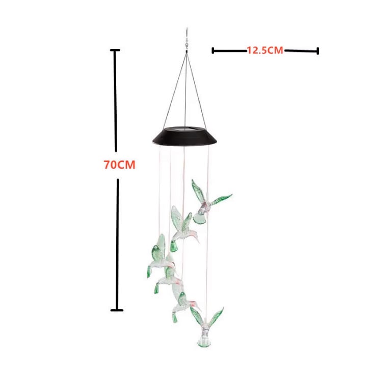 Viseća solarna LED lampa "kolibri"