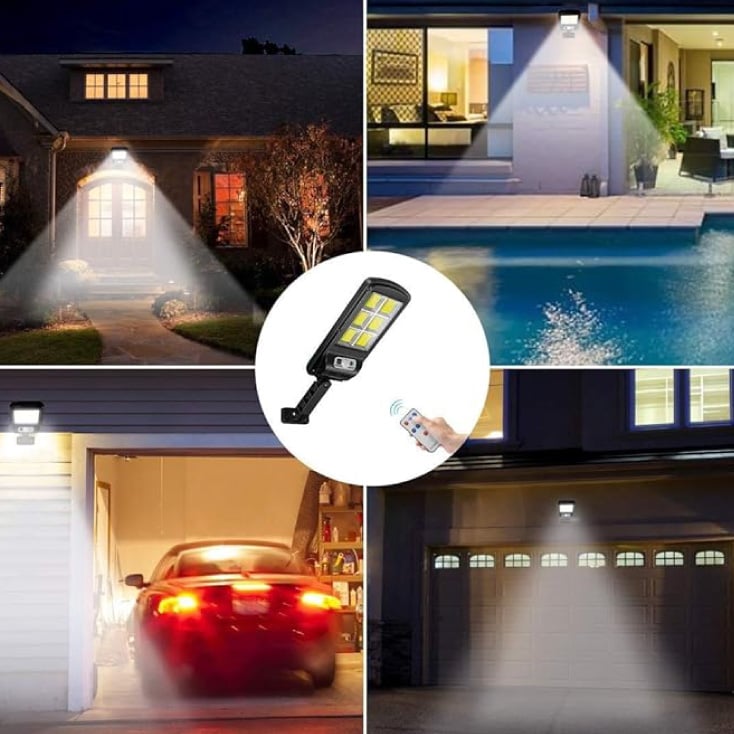 Solarni LED reflektor sa senz. 6 COB LED