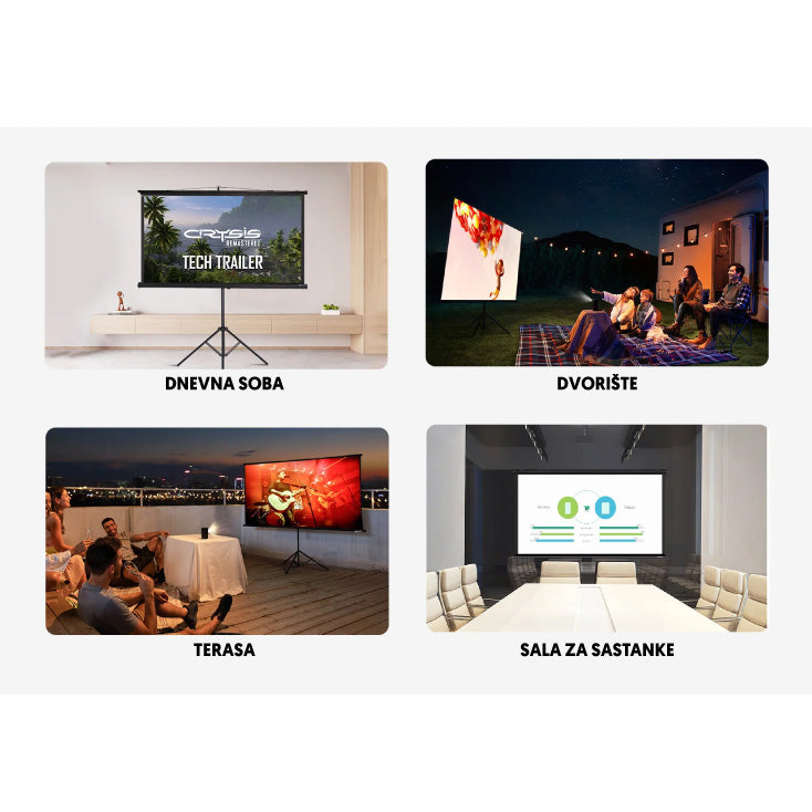 Havit platno za projektor 100"