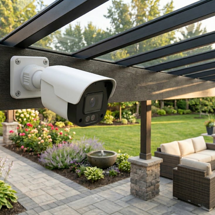 Mrežna IP bullet kamera 4MP, POE, Smart Dual Light