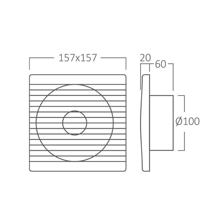 BRAYTRON izduvni ventilator 100mm
