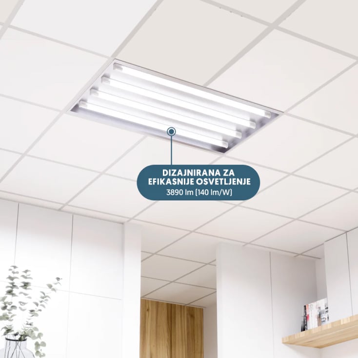 High Lumen LED cev za armature 28W 120cm 6500K