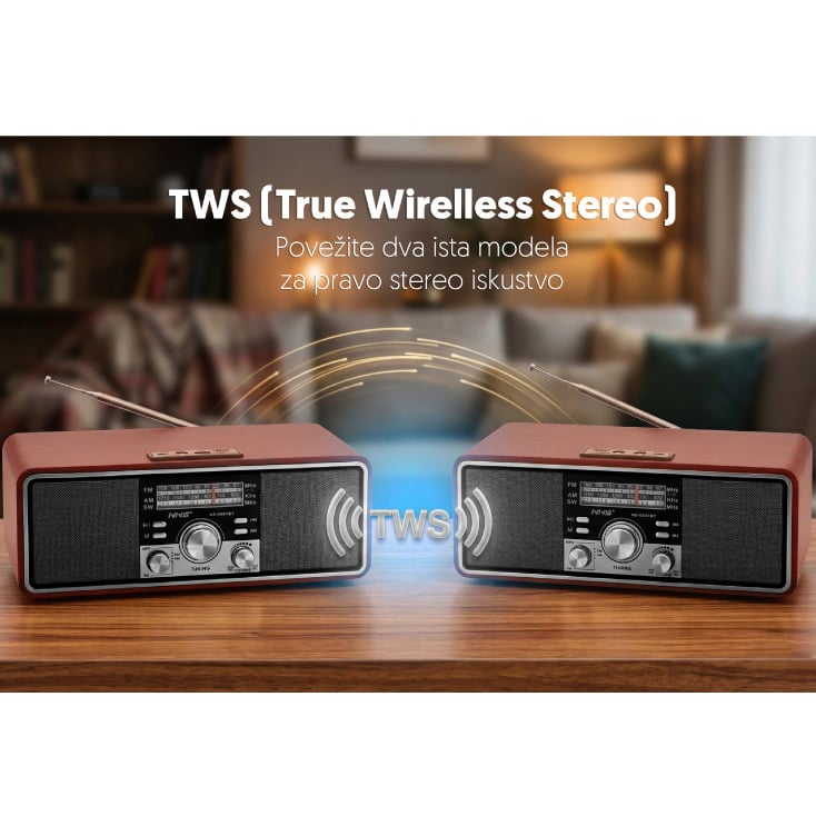Retro Bluetooth radio 6681BT