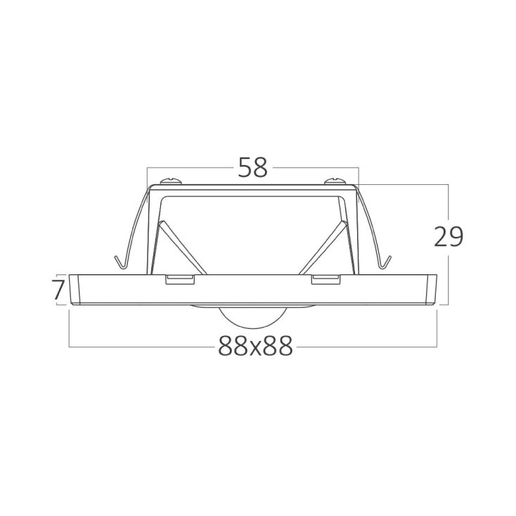 BRAYTRON crna zidna LED lampa 1.5W