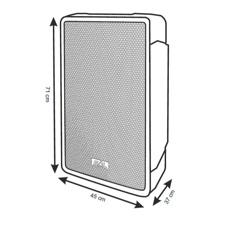 Pasivna zvučna kutija 250W