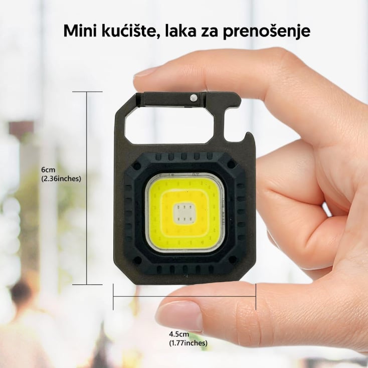 Multifunkcionalna punjiva LED mini lampa