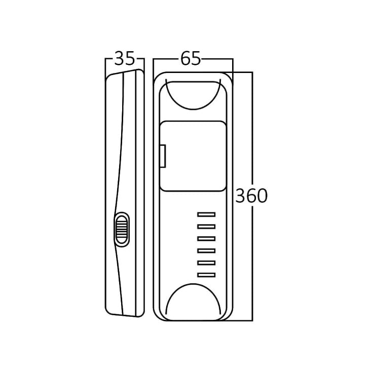 BRAYTRON punjiva LED panik lampa 4W