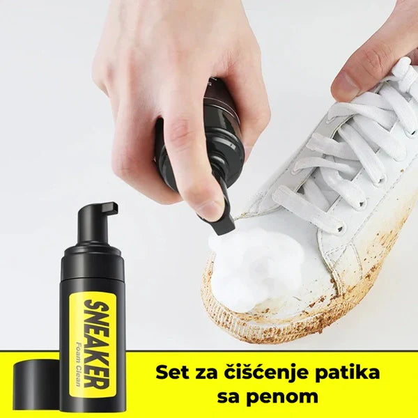Set sa penom za čišćenje obuće i Vrećica za pranje obuće