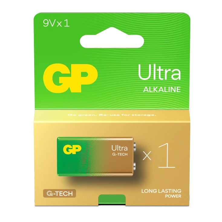 GP alkalna baterija 9V