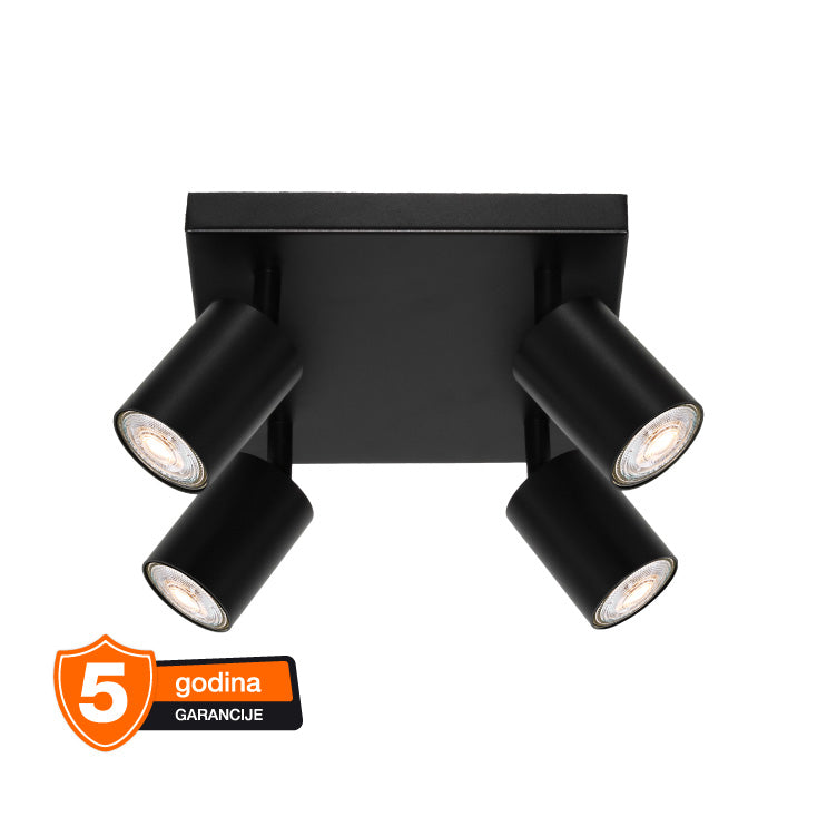 OSRAM crna spot lampa 4xGU10