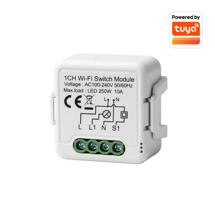 Wi-Fi smart prekidač-modul, 1x10A