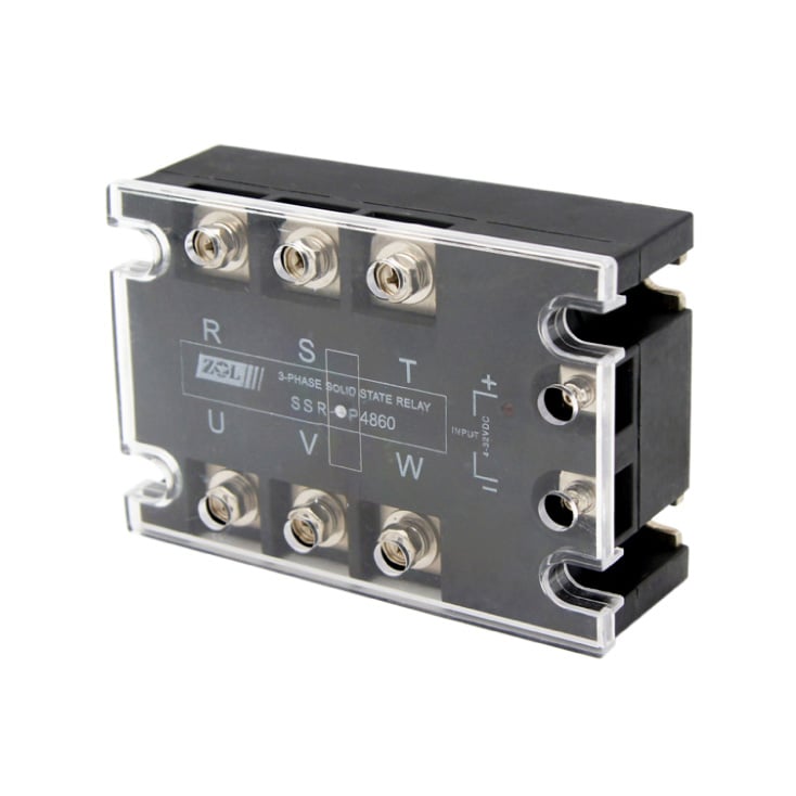 Solid state trofazni relej SSR-3P4860, 60A/480Vac
