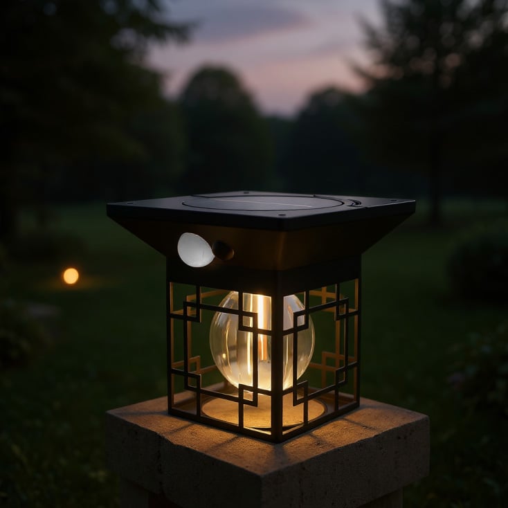 Solarna lampa sa senzorom pokreta