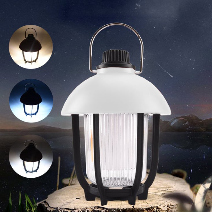 Prenosna LED punjiva lampa bela