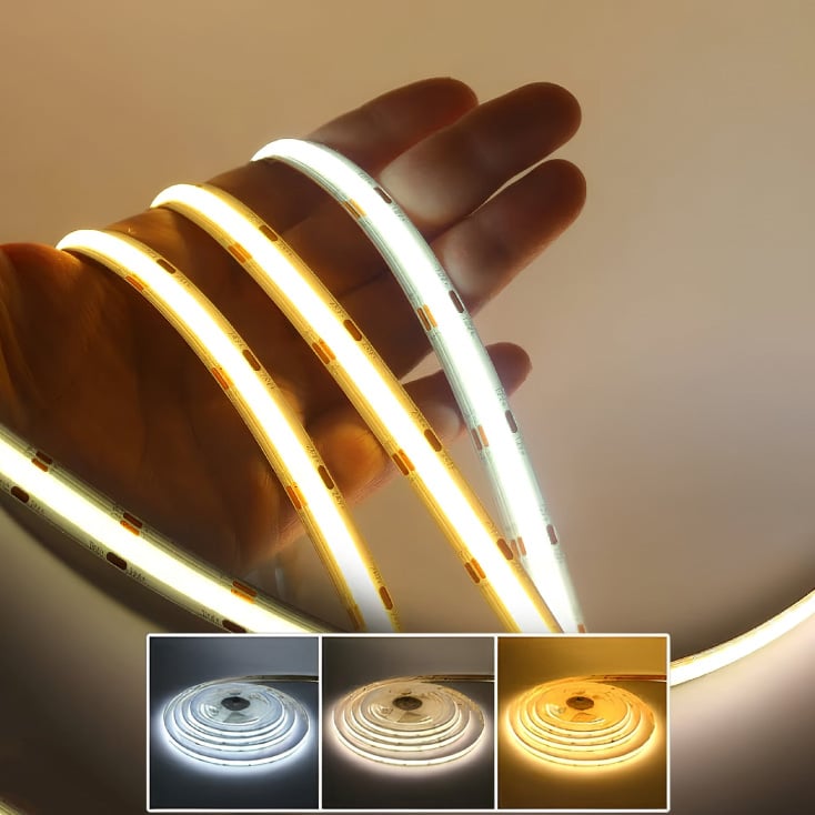 CCT COB LED traka 608 LED/m IP20