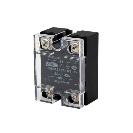 Solid state relej 1xF, 25A/240Vac, Uctr=90~280Vac