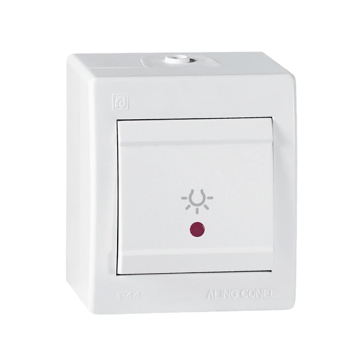 Taster za svetlo PVC IP44 10A 250V
