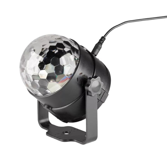 Mini RGB disko kugla 80mm, USB, do 100m2
