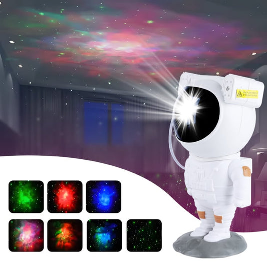 Astronaut zvezdano nebo sa nebula projektorom