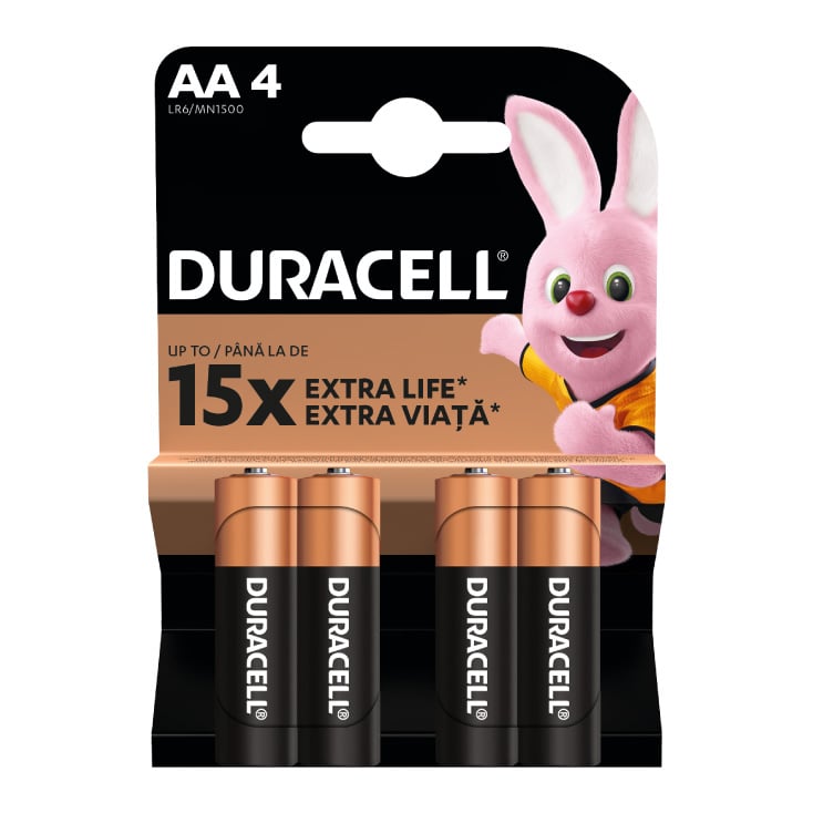 Duracell alkalne baterije AA