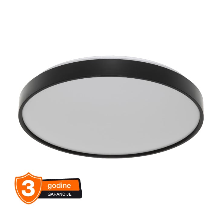 OSRAM LUXO crna LED plafonjera 24W 6500K IP20