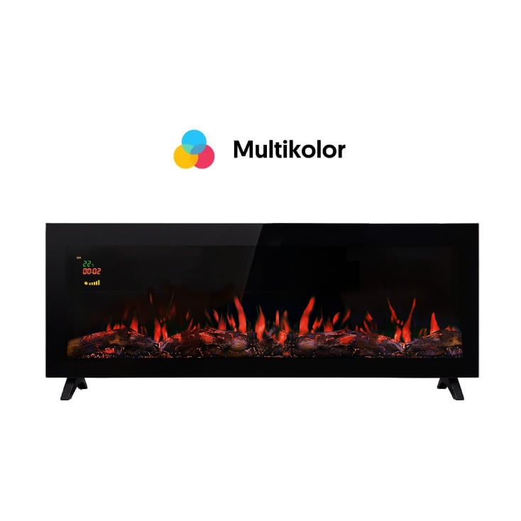 PROSTO 2u1 električni 50" multikolor kamin 2000W