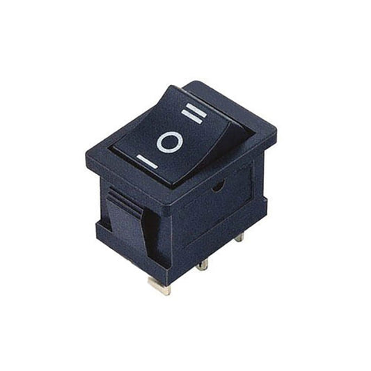Crni prekidač 19x11mm 3pola/3pina