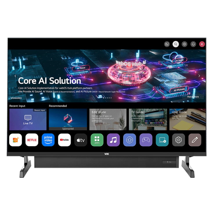VOX smart TV 32" sa sound barom 32WSB684H