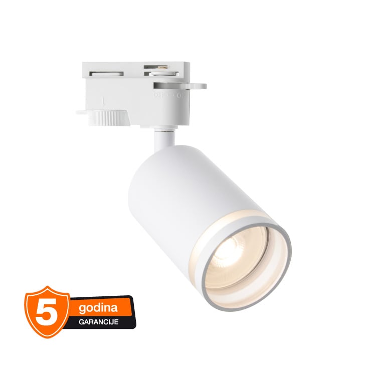 OSRAM PULSE beli monofazni šinski reflektor 6W