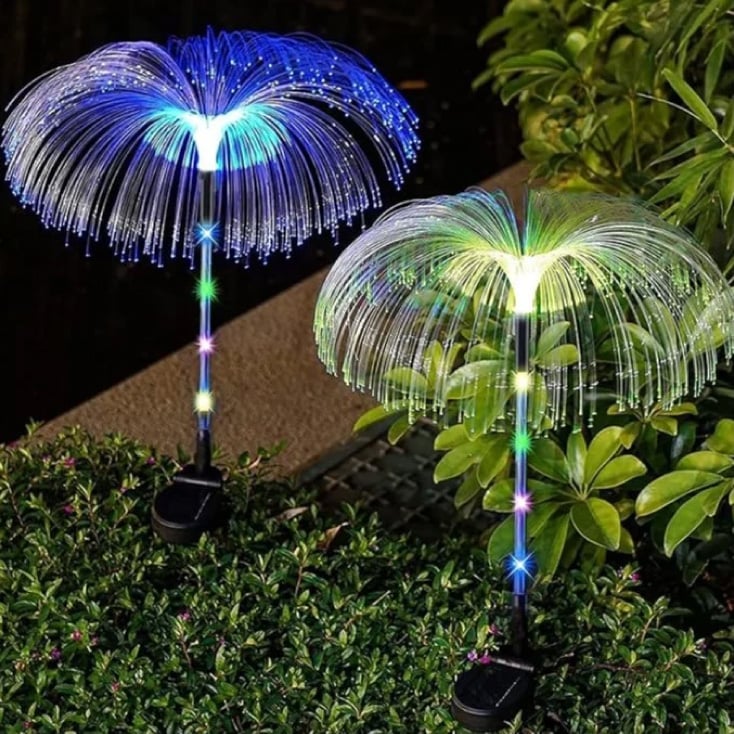 Solarna baštenska lampa "meduza" 2 kom.