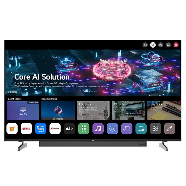 VOX smart TV 65" sa sound barom 65WSB684U