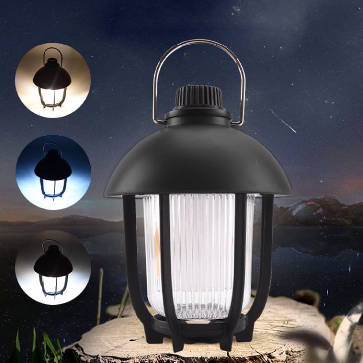 Prenosna LED punjiva lampa crna