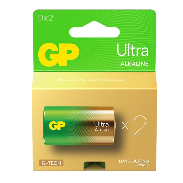 GP alkalne baterije D