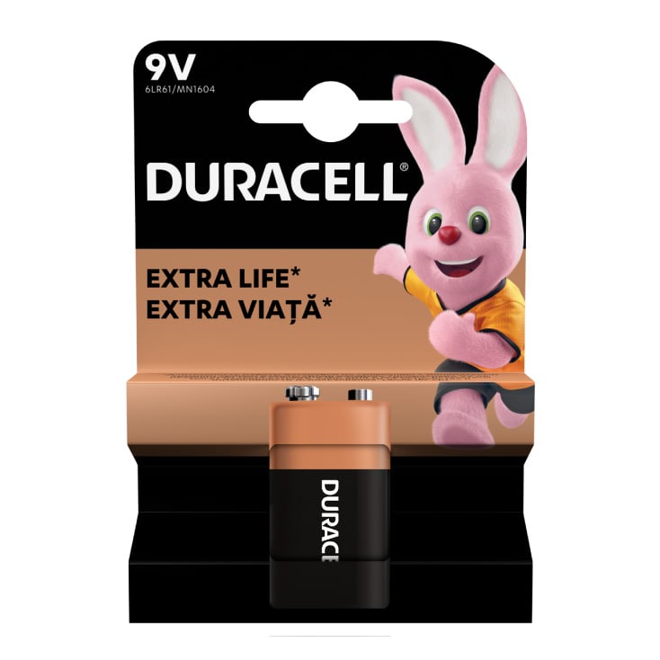 Duracell alkalna baterija 9V