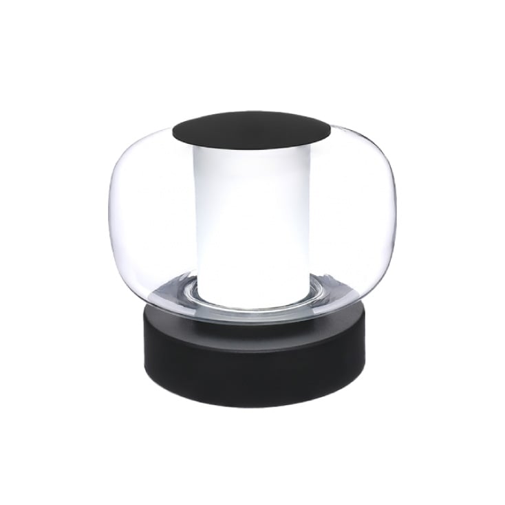Zidna lampa 1xGU10 IP65 crna 150x150x135mm