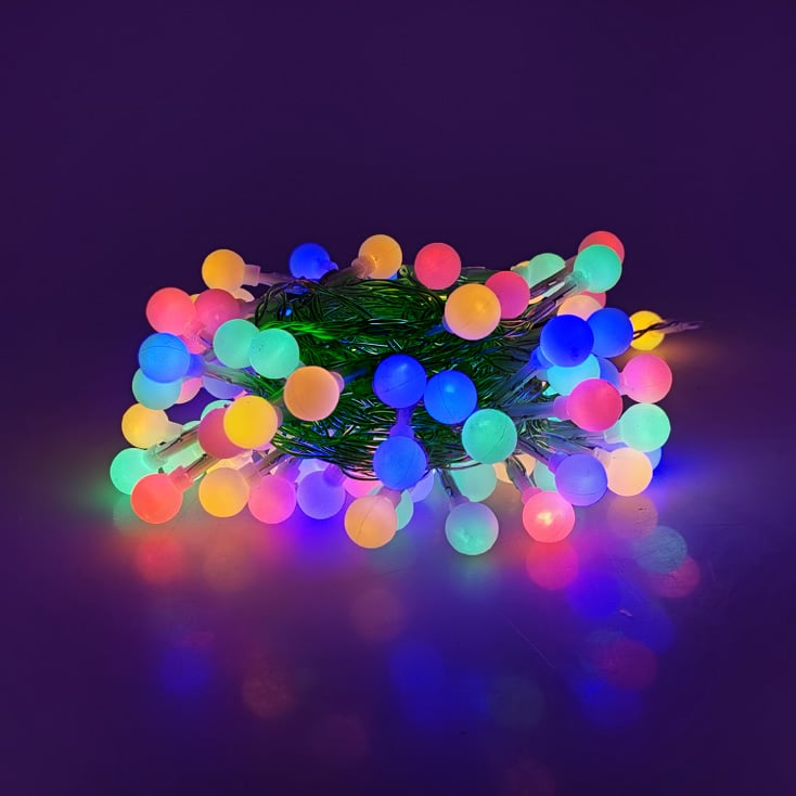 Lampice za jelku sa 200 višebojnih LED 20m + dalj.