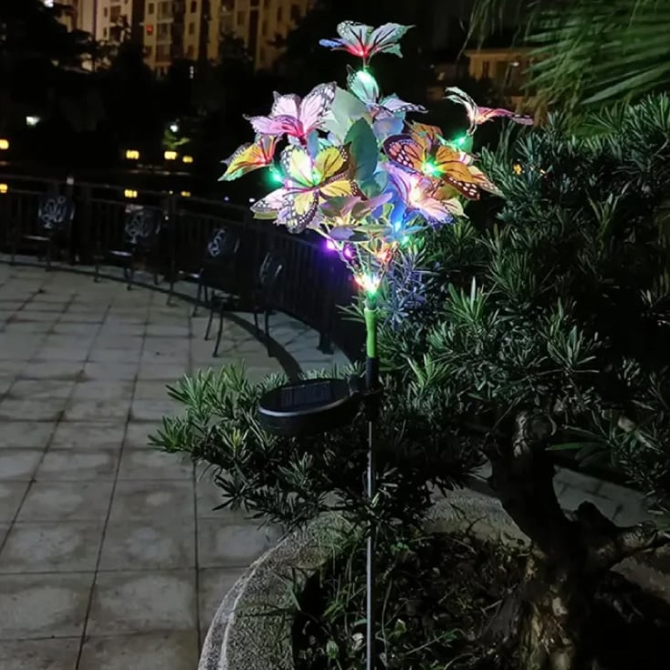 Solarna baštenska lampa "leptiri"