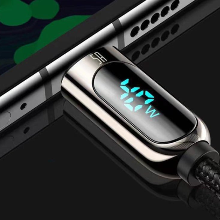 USB kabel LEMI 100W, Digital Display, pleteni