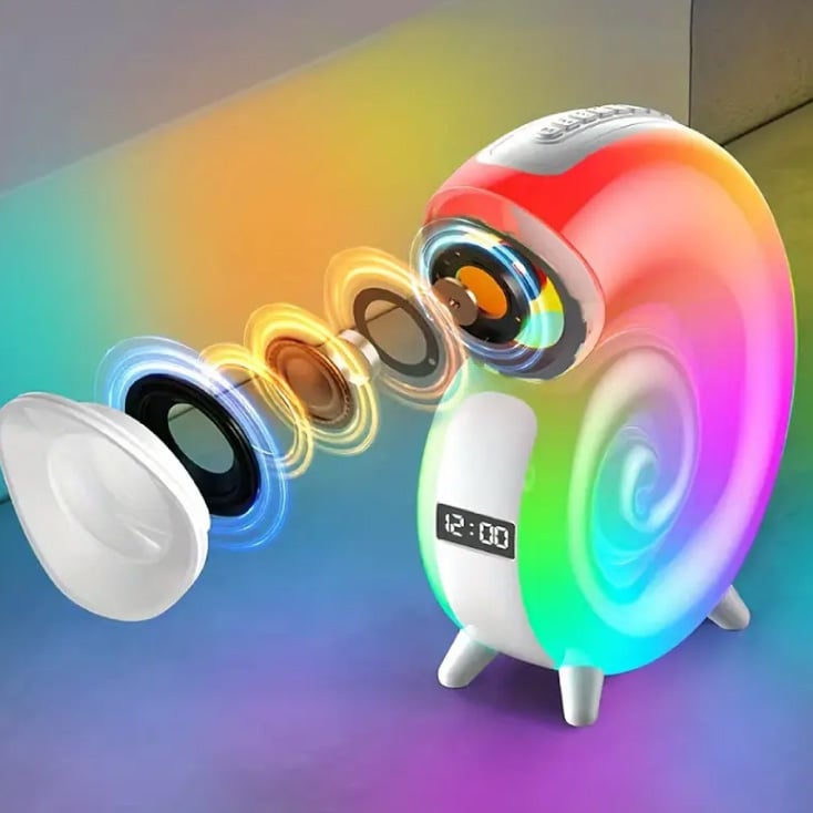 Bluetooth RGB zvučnik beli