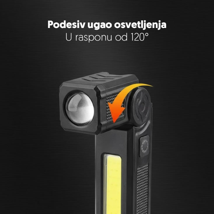 Punjiva LED baterijska lampa 3W P50 LED