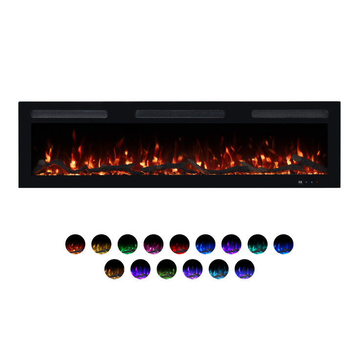 PROSTO smart el. 50" 3u1 multikolor s. kamin 1800W
